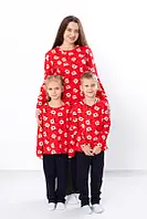 Піжами новорічні для всієї сім'ї Фемелі Лук, футер начос, розміри: дитячі 92-170см, жіночі 44-52