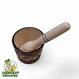 Ступка дерев'яна з товкачем 9х9 см, фото 3