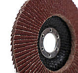 Ламельний шліфувальний диск 125 мм P40 Tagred TA1003, фото 7