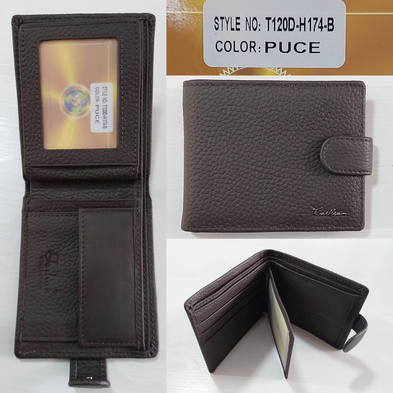 Чоловічий гаманець з екошкіри TAILIAN (MLT) гуртом/роздріб