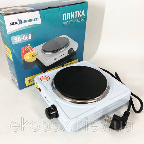 Комфорка электрическая Sea Breeze SB-060 белая, Плита настольная ...