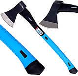 Топор зі скловолокна Універсальна сокира 1250 г з ручкою зі скловолокна Сокира універсальна Tagred TA1412, фото 2