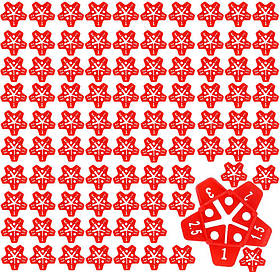 Система укладання плитки, 100 зірок для вирівнювання плитки, багаторазова, Tagred TA4129