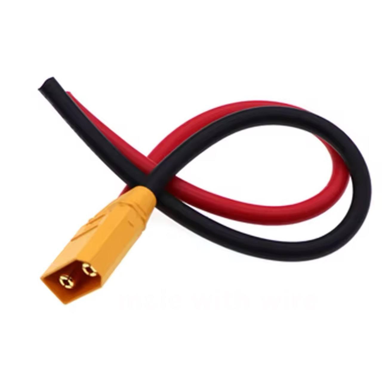 Роз'єм живлення XT90 (тато) з проводом 12 AWG