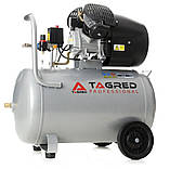 Надійний компресор на 2 поршні Tagred TA361 Компресор з сепаратором та фільтром, фото 6