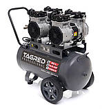 Промисловий компресор без масла Tagred TA3386 Безшумний безмасляний компресор, фото 4