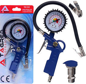 Пістолет для накачування з манометром, пневматичний пістолет для шин Tagred TA101