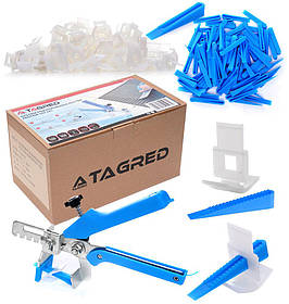 Затискачі набір для керамічної плитки, 401 предмети, СВП система Tagred TA4113