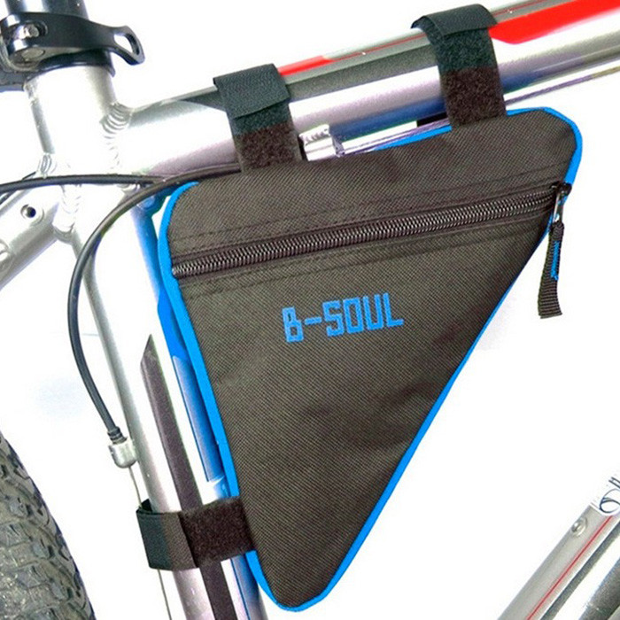 Сумка велосипедна в раму B-Soul BC-BG064 чорно-синя, фото 1