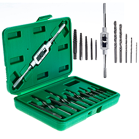 Винтові екстрактори для зламаних болтів, набір 11 шт., TAGRED TA1340