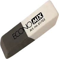 Гумка комбінована, стирачка Economix E81703