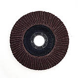 Шліфувальний диск з ламелями 125 мм P36 для шліфування Tagred TA1004, фото 8