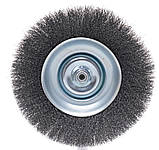 Дротяна щітка Щітка, дротяний диск для коси, кусачки, 200 мм, м'яка Щітка для мотокоси Tagred CZ0028, фото 4