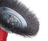 Дротяна щітка Щітка, дротяний диск для коси, кусачки, 200 мм, м'яка Щітка для мотокоси Tagred CZ0028, фото 8