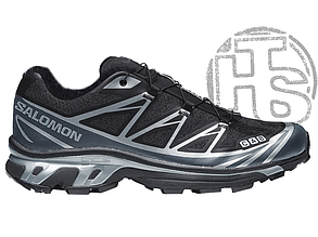 Чоловічі зимові кросівки Саломон Salomon XT-6 Gore-tex Black Grey Winter (на флісі) ALL19035