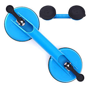 Двійна вакуумна присоска для плитки та скла до 100 кг, склопідйомники Tagred TA4141