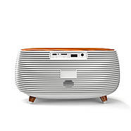 Портативна Bluetooth колонка з годинником та бездротовою зарядкою NSP0384 Стильна Bluetooth колонка з підсвічуванням, фото 5