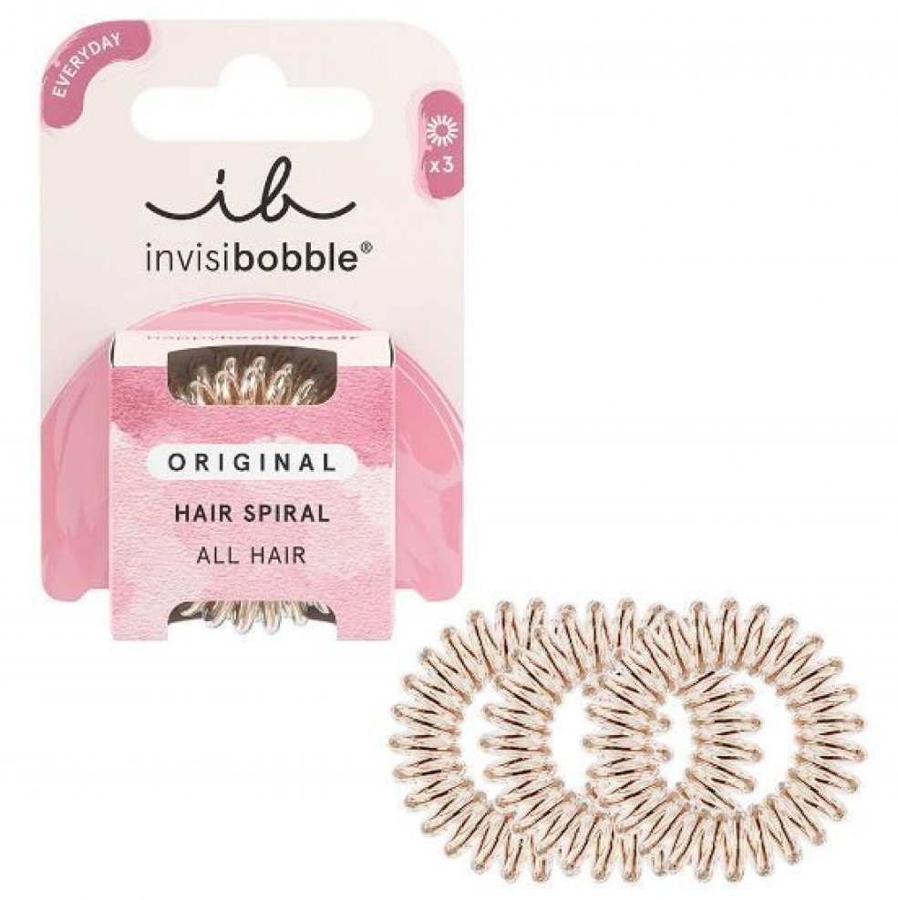 Гумка — браслет для волосся invisibobble ORIGINAL Of bronze and beads, фото 1