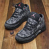 Зимові чоловічі шкіряні черевики, кросівки сірі утеплені з натуральної шкіри на хутрі на зиму для чоловіків, розмір 40-45, фото 3