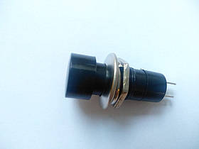 Кнопка Daier PBS-16B З ФІКСАЦІЄЮ, ON-OFF, 2 pin, 1A 250V, чорна