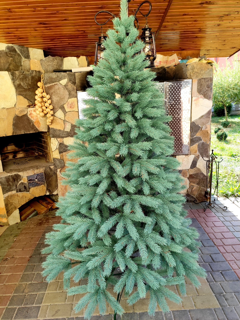 Ялинка штучна Буковельська 2.3 м зеленая лита, фото 1