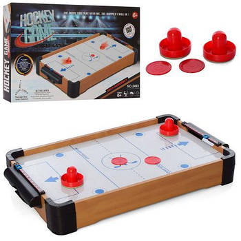 Хокей 2493 дерев'яний  55.5-30.8-7.5см батарейки