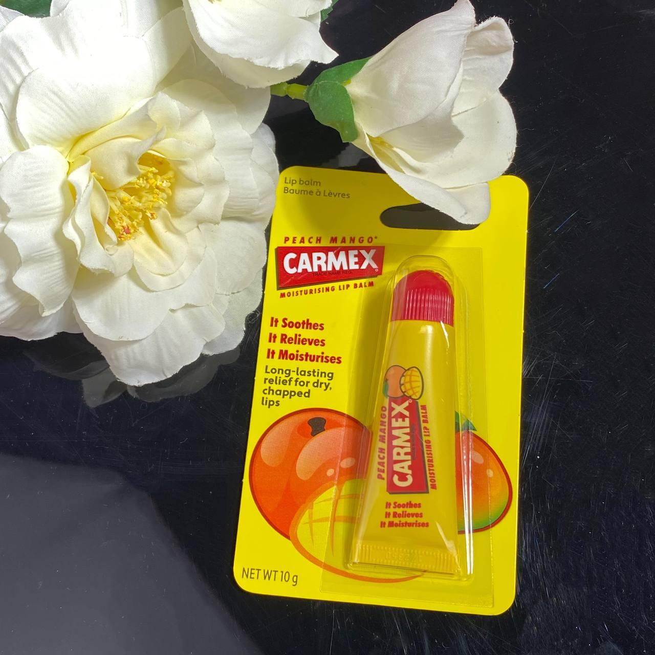 Бальзам для губ CARMEX Peach Mango (Персик-Манго) 10 г, фото 1