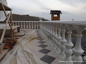 Балясины Одесса | Бетонная балюстрада на Сосновом берегу в Одесской области 2