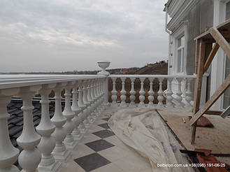 Балясины Одесса | Бетонная балюстрада на Сосновом берегу в Одесской области 4