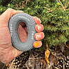 Еспандер кистьовий силіконовий PowerPlay PP-4330 Hand Grip Loops Medium 18-22,5 кг. Сірий, фото 8