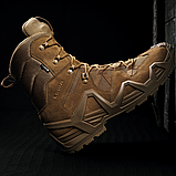 Тактичні черевики берці високі всесезонні Lowa Zephyr MK2 GTX HI TF Coyote OP, фото 6