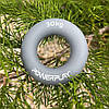 Еспандер кистьовий силіконовий PowerPlay PP-4324 Hand Grip Ring X-Hard 30 кг. Сірий, фото 4