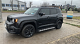 Бічні пороги Maya V1 на Jeep Renegade Пороги майданчика Джип Ренегат 2 шт., фото 3