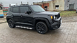 Бічні пороги Maya V1 на Jeep Renegade Пороги майданчика Джип Ренегат 2 шт., фото 4