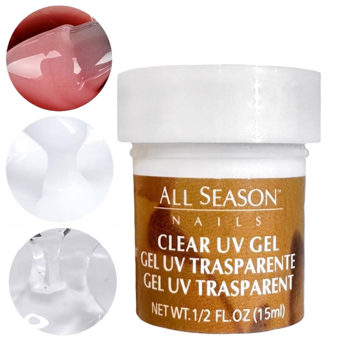 Гель трифазний All Season UV Gel (15 мл) для нарощування, моделювання та зміцнення нігтів