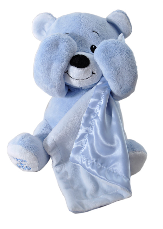 Дитяча інтерактивна іграшка Peekaboo Brown Blue Ведмедик iC227