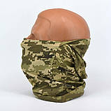 Балаклава бавовняна трикотажна літня в камуфляжі ММ-14, фото 8