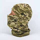 Балаклава бавовняна трикотажна літня в камуфляжі ММ-14, фото 4