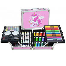 Набір для малювання в рожевій скрині "Єдиноріг" МК Cosmetics