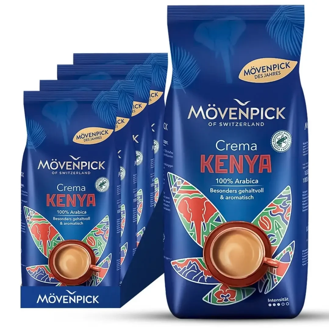 Кава в зернах Movenpick Crema Kenya 100% Арабіка 1000г Німеччина