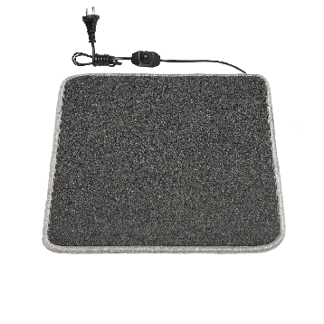 Килимок з підігрівом 50×40 см з термоізоляцією та регулятором Темно-сірий Так, фото 1