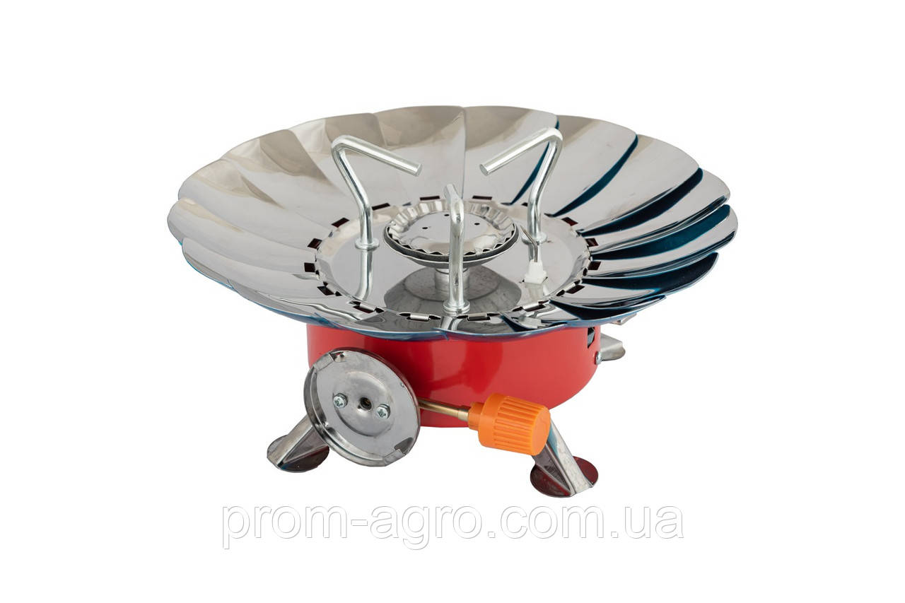 Плита туристична газова з п'єзопідпалом із захистом від вітру 2.8 кВт 145 г/год 42 Bar G30/G31 I3В/P(50) Так