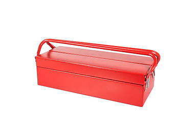 Скриня для інструментів металева 550 мм 2 яруси/3 відділення