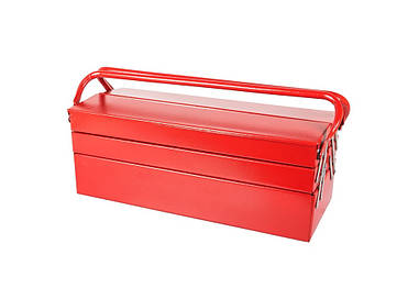 Скриня для інструментів металева 550 мм 3 яруси/5 відділень