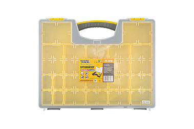 Органайзер  з ручкою 16.5" 420х335х62 мм 19 секцій