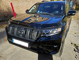 Дефлектор капота (мухобійка) для Toyota Land Cruiser 150 Pradо 2017+ (Defl)