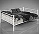 Металева софа двоспальна Амарант Тенеро, металевий диван-ліжко, ліжко тапчан для двох, фото 3