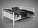 Металева софа двоспальна Амарант Тенеро, металевий диван-ліжко, ліжко тапчан для двох, фото 4