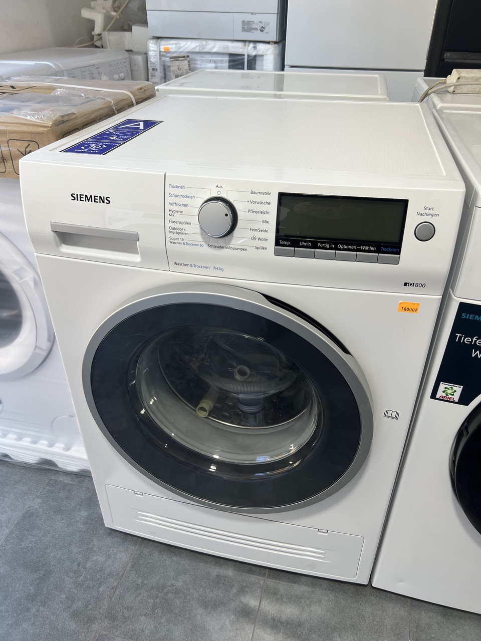 Пральна машина з сушкою  Siemens IQ800 WD15H540