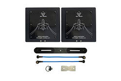 FPV антена патч 4.9 ГГц Maple Wireless Bottom RP-SMA Male 21 dBiс лінійна вертикальна - 2 шт.